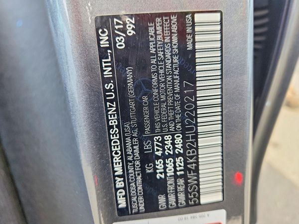 2017 MERCEDES-BENZ C C300-4M