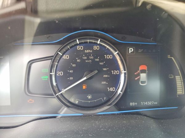 2017 HYUNDAI IONIQ HEV Blue