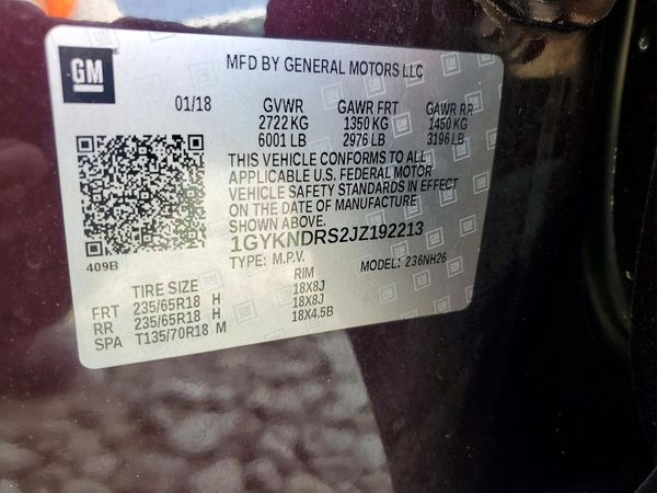 2018 CADILLAC XT5