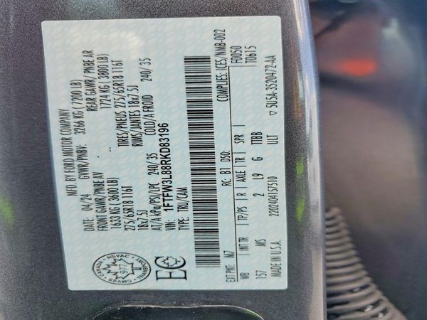2024 FORD F150