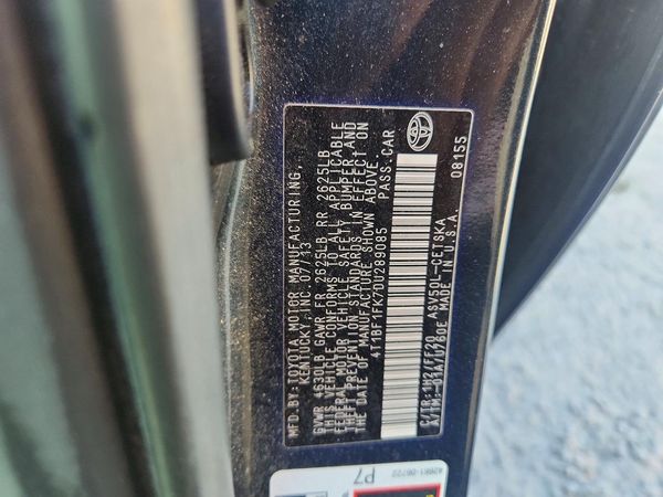 2013 TOYOTA CAMRY