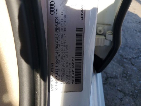 2018 AUDI A6 quattro Premium Plus