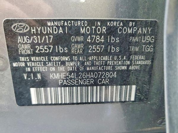 2017 HYUNDAI SONATA Plug-in Hybrid Limited