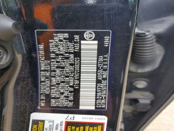 2012 TOYOTA CAMRY