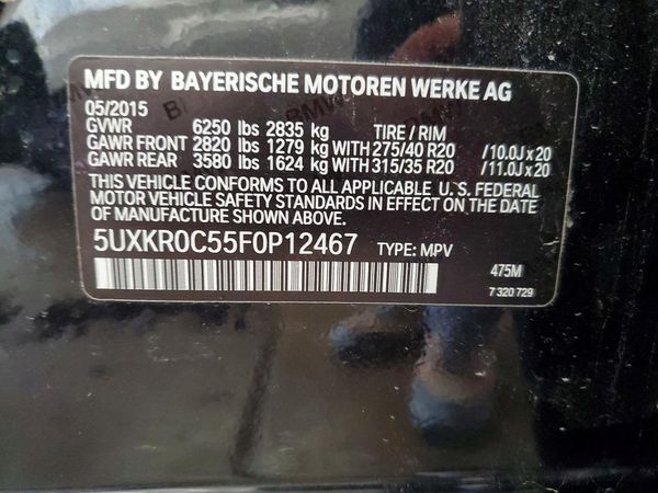 2015 BMW X5 xDrive35i