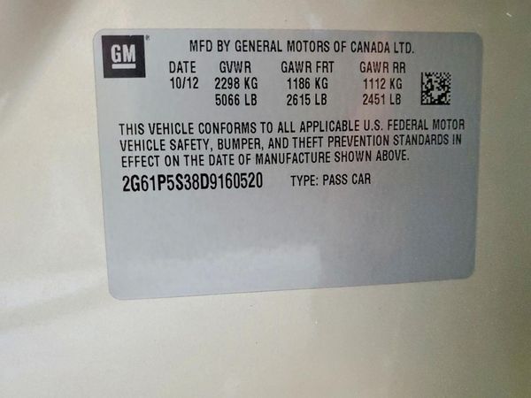 2013 CADILLAC XTS Luxury