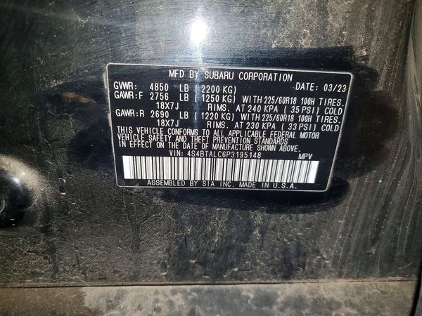 2023 SUBARU OUTBACK