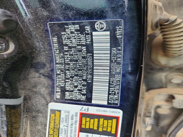 2014 TOYOTA CAMRY