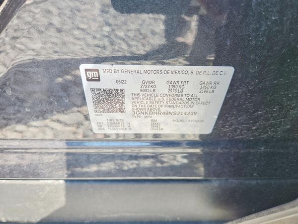 2022 CHEVROLET BLAZER 2LT