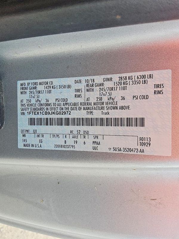 2018 FORD F150