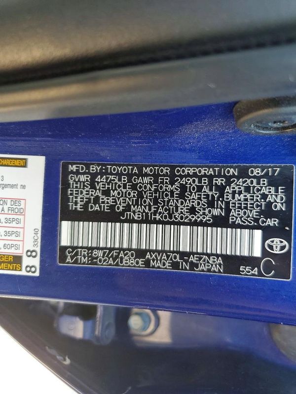 2018 TOYOTA CAMRY LE/SE/XLE/XSE
