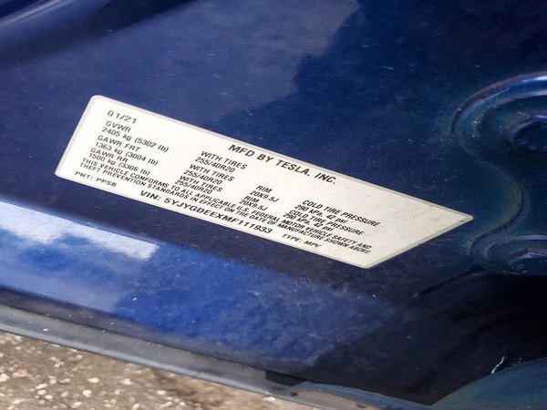 2021 TESLA MODEL Y