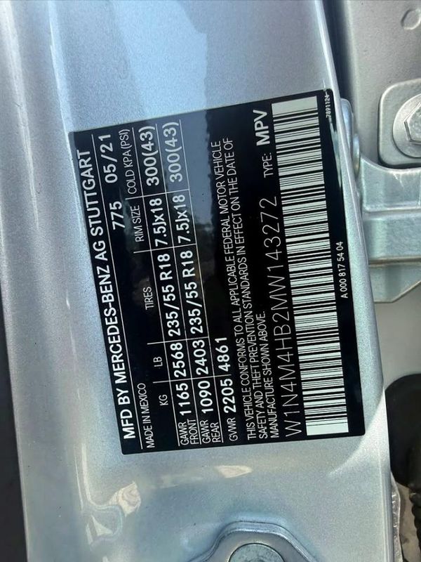 2021 MERCEDES-BENZ GLB GLB250-4M