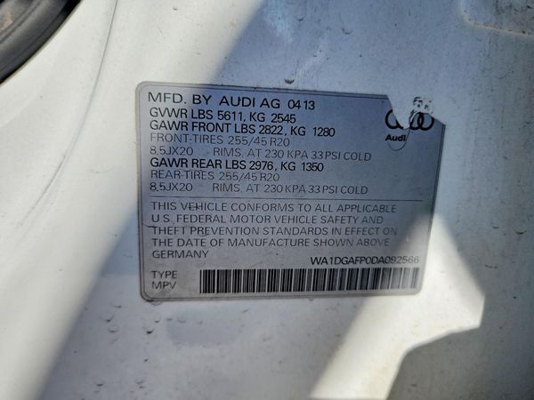 2013 AUDI Q5 Premium Plus