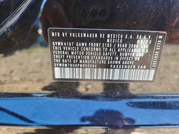 2023 VOLKSWAGEN JETTA Sport