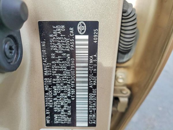 2012 TOYOTA CAMRY