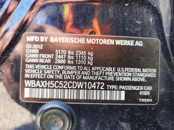 2012 BMW 528