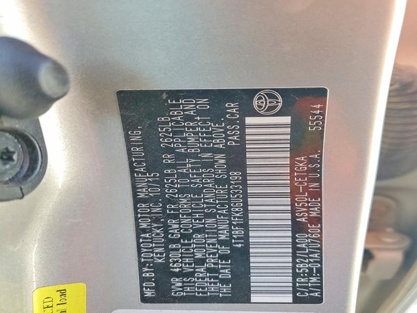 2016 TOYOTA CAMRY