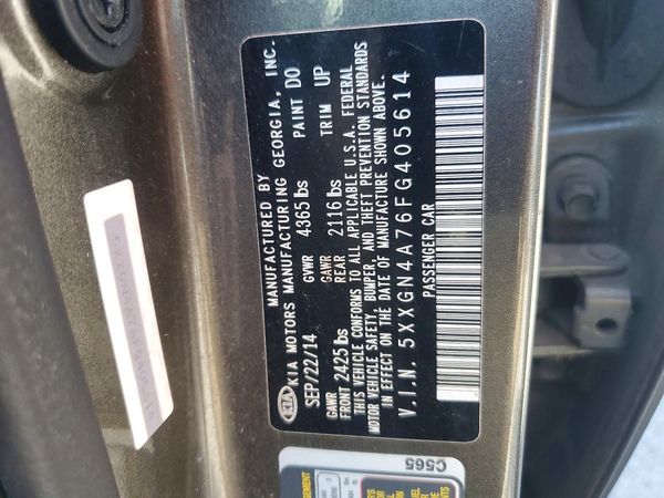 2015 KIA OPTIMA