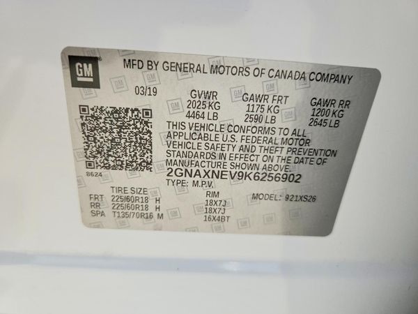 2019 CHEVROLET EQUINOX Premier (1LZ)