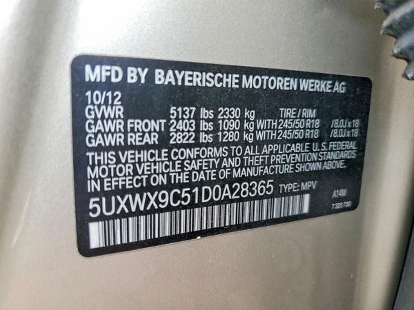 2013 BMW X3 xDrive28i