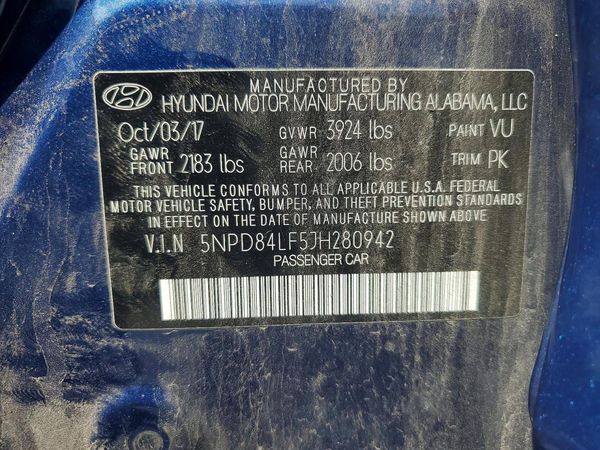 2018 HYUNDAI ELANTRA