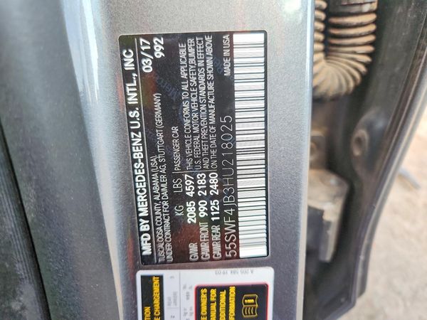 2017 MERCEDES-BENZ C C300