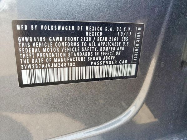 2018 VOLKSWAGEN JETTA