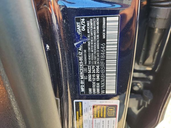 2024 MERCEDES-BENZ GLC-CLASS AMG GLC43 4MATIC — VINS