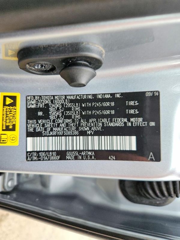 2015 TOYOTA HIGHLANDER Base/Hybrid