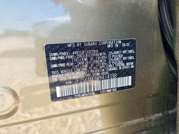 2023 SUBARU FORESTER