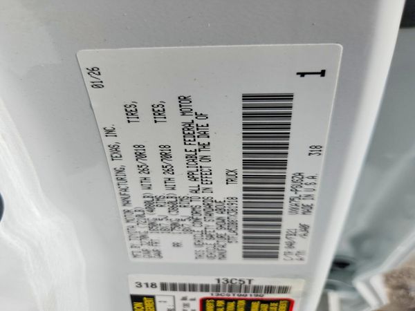 2026 TOYOTA TUNDRA
