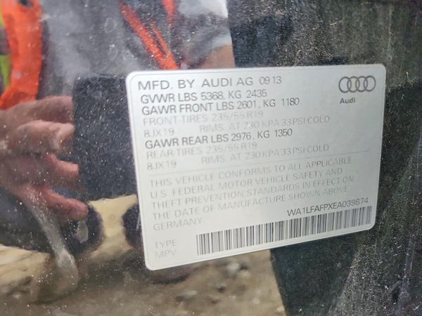 2014 AUDI Q5 Premium Plus — VINS