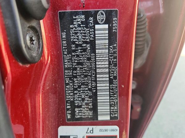 2015 TOYOTA CAMRY