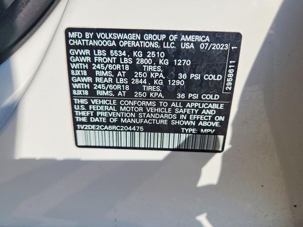 2024 VOLKSWAGEN ATLAS CROSS SPORT