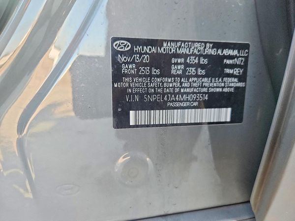 2021 HYUNDAI SONATA SEL