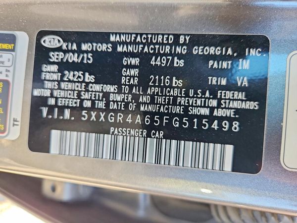 2015 KIA OPTIMA