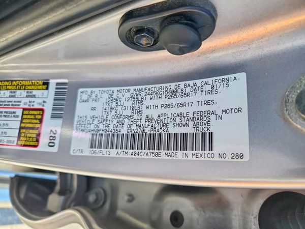 2015 TOYOTA TACOMA Delux Grade