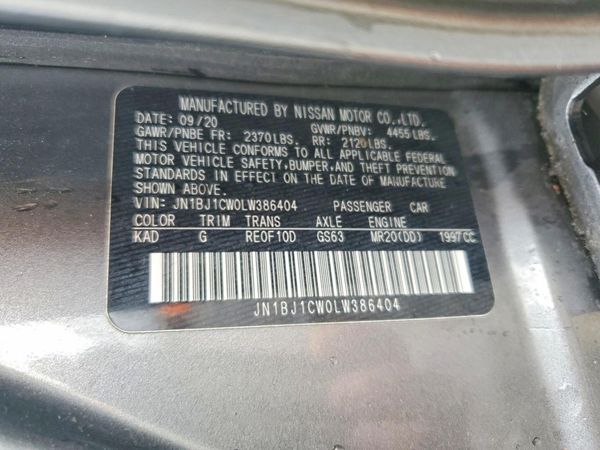 2020 NISSAN ROGUE SPORT