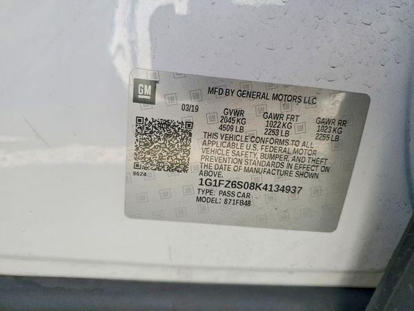 2019 CHEVROLET BOLT EV Premier