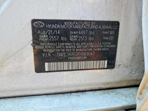 2015 HYUNDAI SONATA
