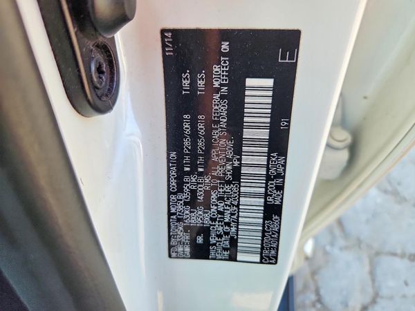 2015 TOYOTA LAND CRUISER VX-R