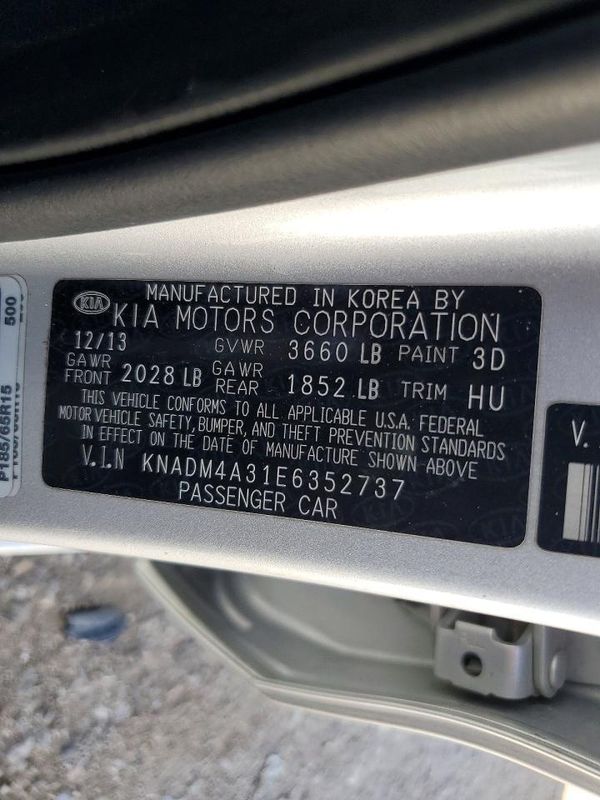 2014 KIA RIO 1.6 AT LX STD/Power