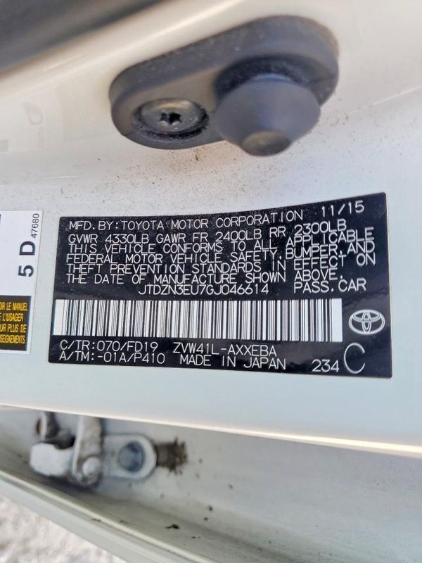 2016 TOYOTA PRIUS