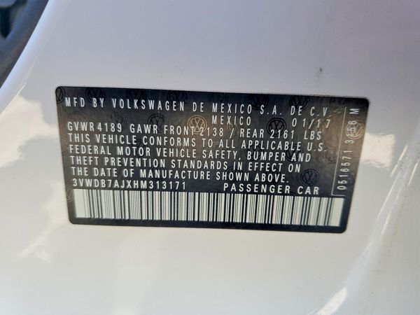 2017 VOLKSWAGEN JETTA