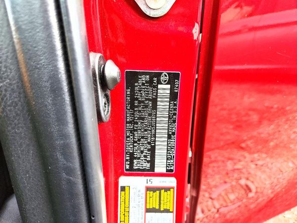 2018 TOYOTA CAMRY L/LE/SE/XLE