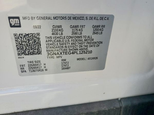 2023 CHEVROLET EQUINOX LT (2FL)