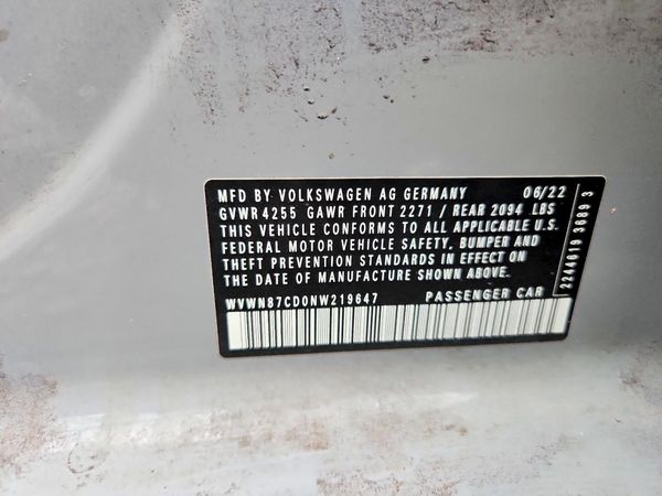 2022 VOLKSWAGEN GTI SE