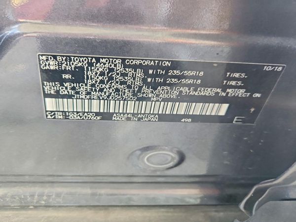 2018 TOYOTA RAV4 Ltd/Platinum
