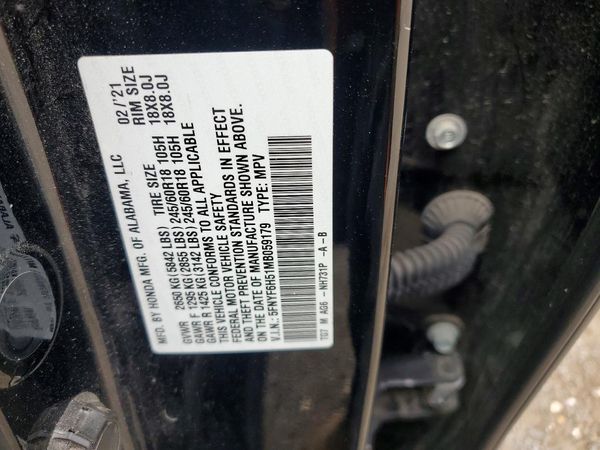 2021 HONDA PILOT